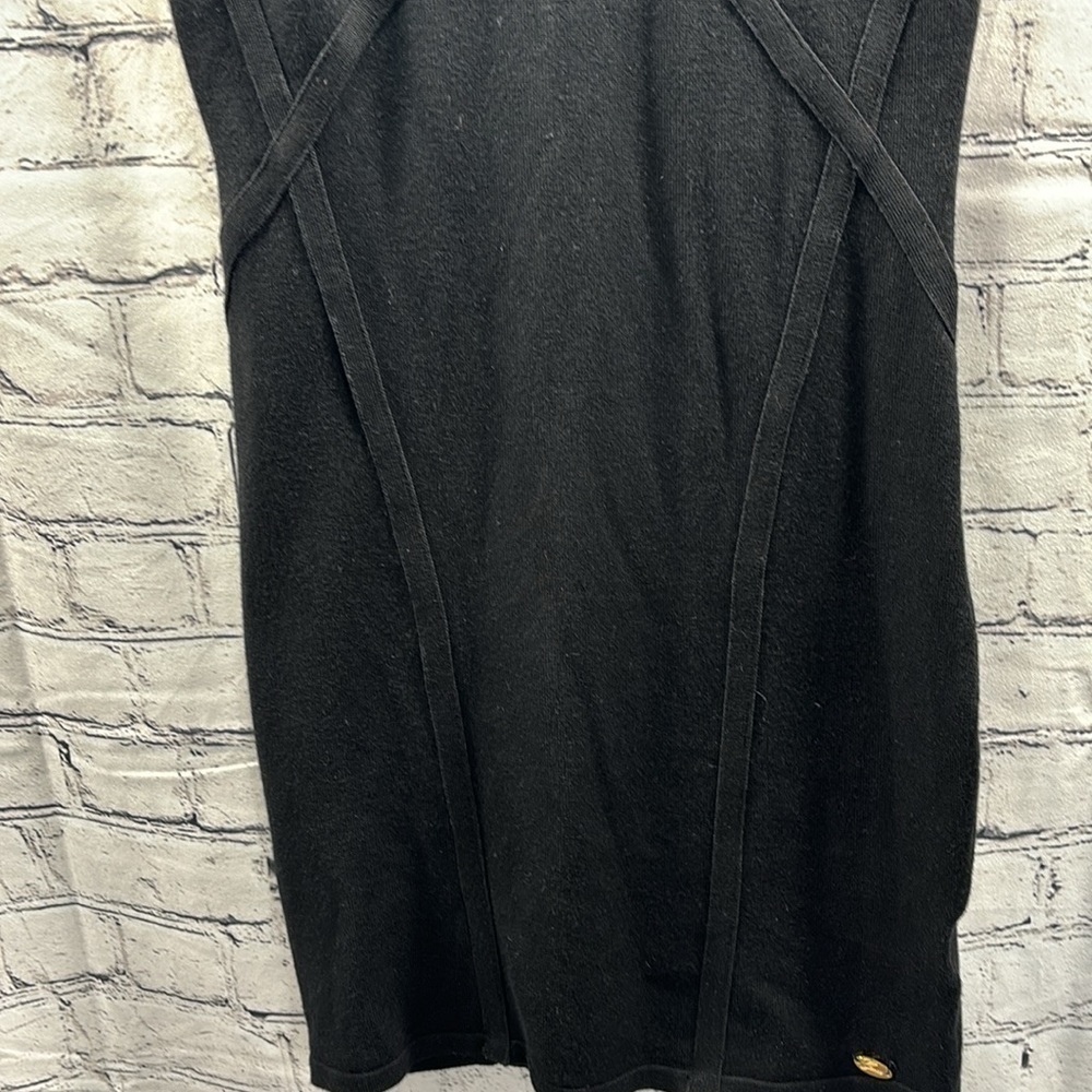 Guess All Season Sleeveless Black Knit Dress NEW WITH TAGS - Picture 3 of 11